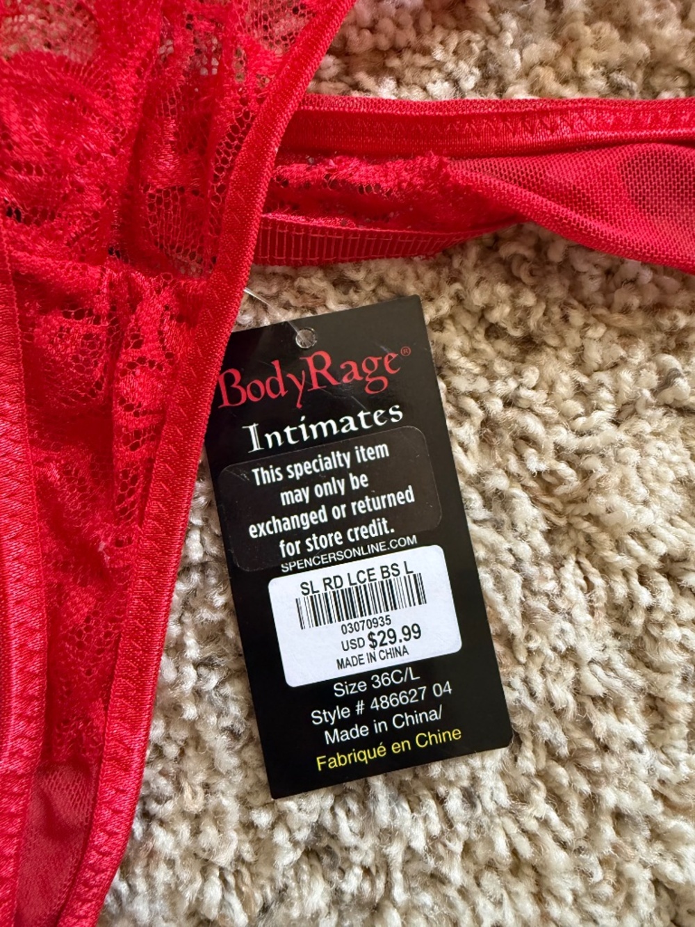 Body Rage Intimates - Picture 3 of 3